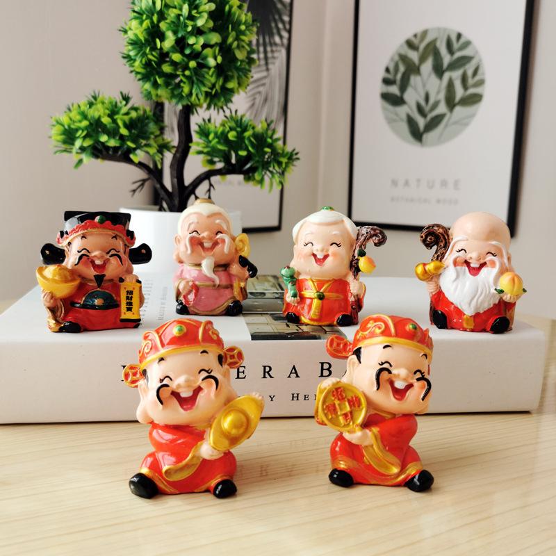 Phụ Kiện Tiểu Cảnh Tượng thần tài size Lớn trang trí bánh kem, xe hơi, mang tài lộc (BS-42)