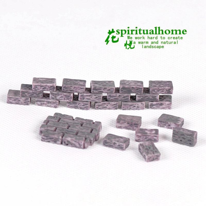 Phụ Kiện Tiểu Cảnh Tiểu cảnh tường gạch nhỏ, phụ kiện trang trí cây cảnh DIY (ZC-289)