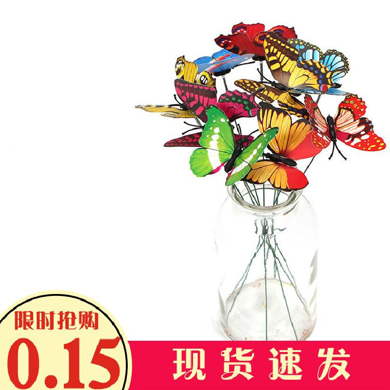 Phụ Kiện Tiểu Cảnh Cánh bướm 3D PVC, trang trí tiệc và vườn, cắm hoa (BS-70)