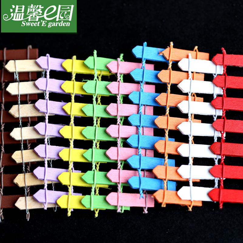 Phụ Kiện Tiểu Cảnh Hàng rào gỗ trắng mini, phụ kiện trang trí DIY tiểu cảnh (ZC-19)