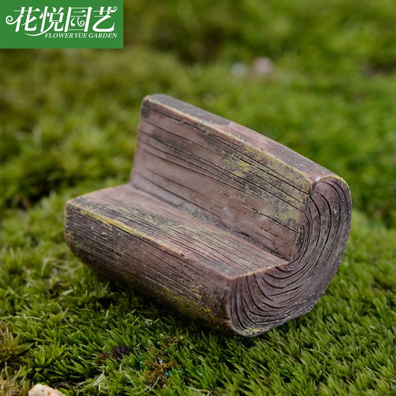 Phụ Kiện Tiểu Cảnh Tiểu cảnh ghế gỗ công viên, trang trí tiểu cảnh dễ thương (ZC-492)