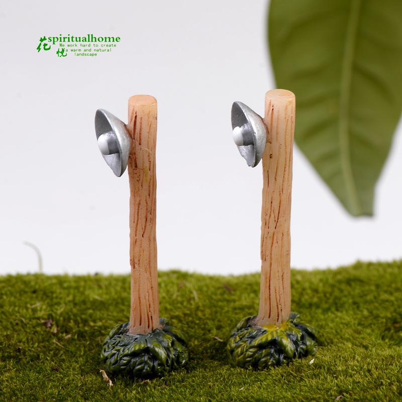 Phụ Kiện Tiểu Cảnh Tiểu cảnh đèn đường và cây mini trang trí cảnh nông thôn DIY (ZC-1246)