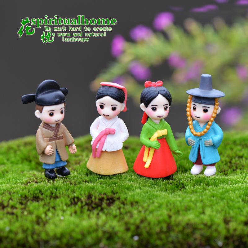 Phụ Kiện Tiểu Cảnh Tiểu cảnh cặp đôi Hàn Quốc mini trang trí chậu cây DIY (ZC-957)