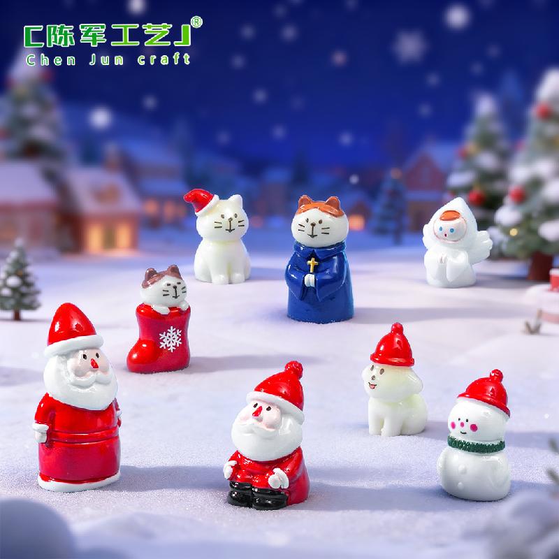 Phụ Kiện Tiểu Cảnh Ông Già Noel Trang Trí Tuyết Mini (PK-569)