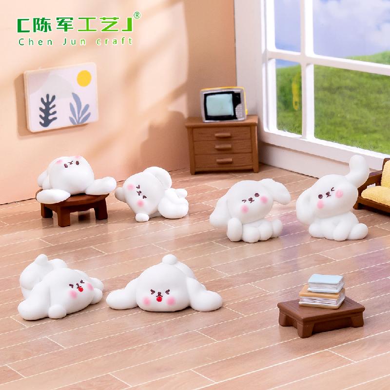 Phụ Kiện Tiểu Cảnh Tiểu cảnh chó nhỏ dễ thương, trang trí bàn làm việc mini (ZC-191)