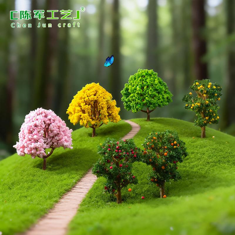 Phụ Kiện Tiểu Cảnh Tiểu cảnh cây táo, hoa giả, trang trí cây cảnh DIY mini (ZC-105)