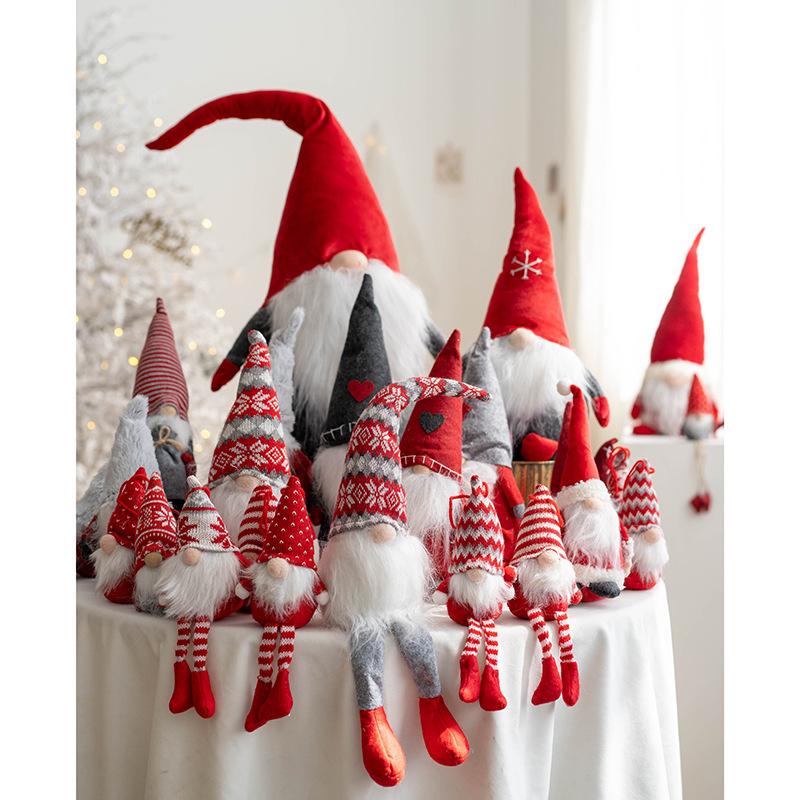 Trang Trí Noel Trang trí Noel: Búp bê không mặt, tinh linh Bắc Âu đáng yêu