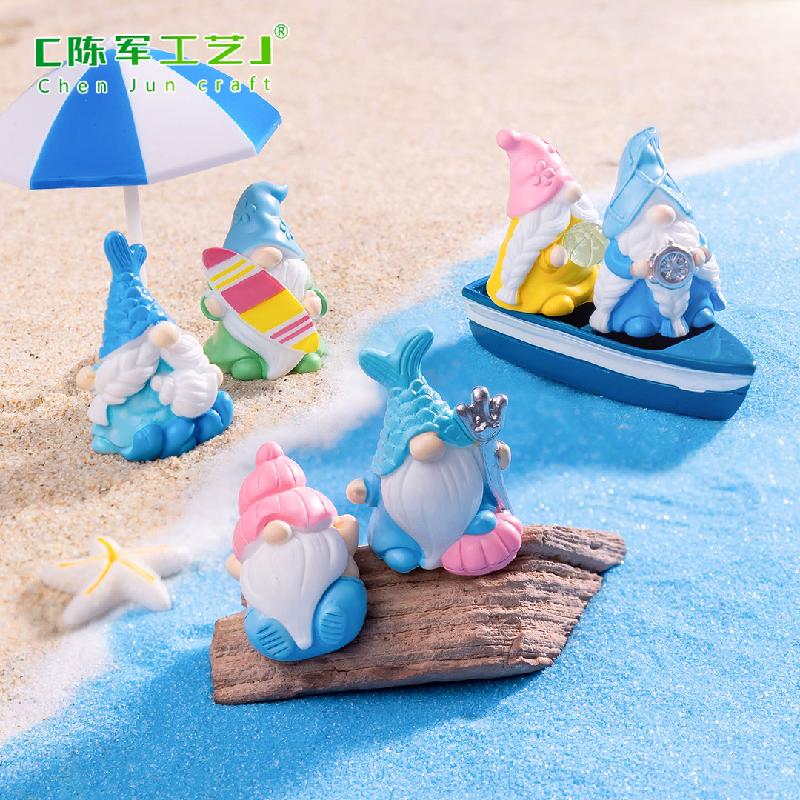 Phụ Kiện Tiểu Cảnh Tiểu cảnh người lùn bãi biển, phụ kiện trang trí mùa hè (ZC-301)