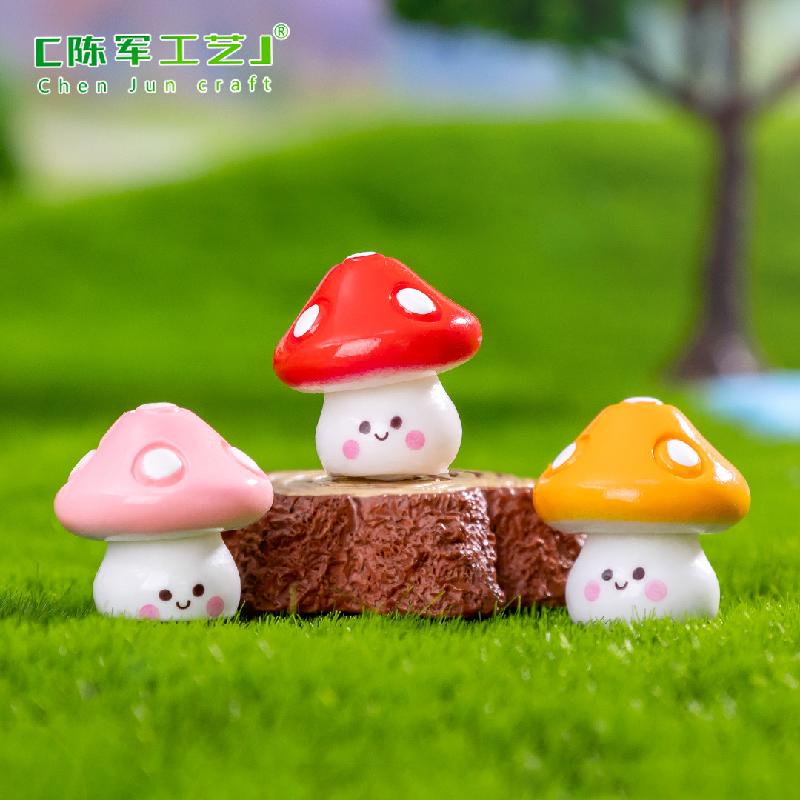 Phụ Kiện Tiểu Cảnh Tiểu cảnh nấm nhỏ giả, phụ kiện trang trí cây cảnh mini (ZC-152)