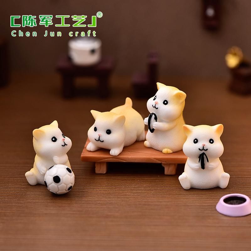 Phụ Kiện Tiểu Cảnh Tiểu cảnh chuột dễ thương mini trang trí chậu cây và hộp nhạc (ZC-1098)