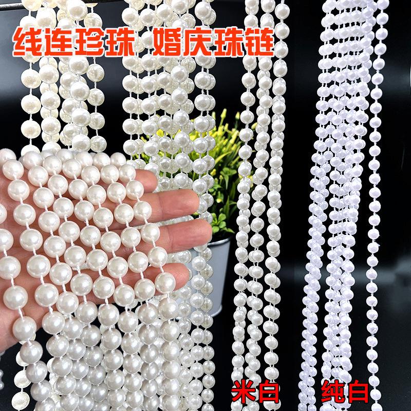 Trang Trí Noel Dây chuỗi ngọc trai giả ABS từ 6-14mm, lý tưởng cho trang trí đám cưới. Đem đến vẻ đẹp sang trọng và tinh tế cho các sự kiện đặc biệt.