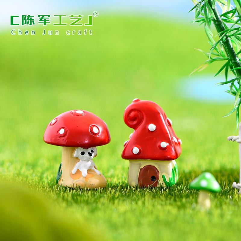 Phụ Kiện Tiểu Cảnh Tiểu cảnh nhà nấm, 3 kiểu, trang trí cây cảnh mini DIY (ZC-454)