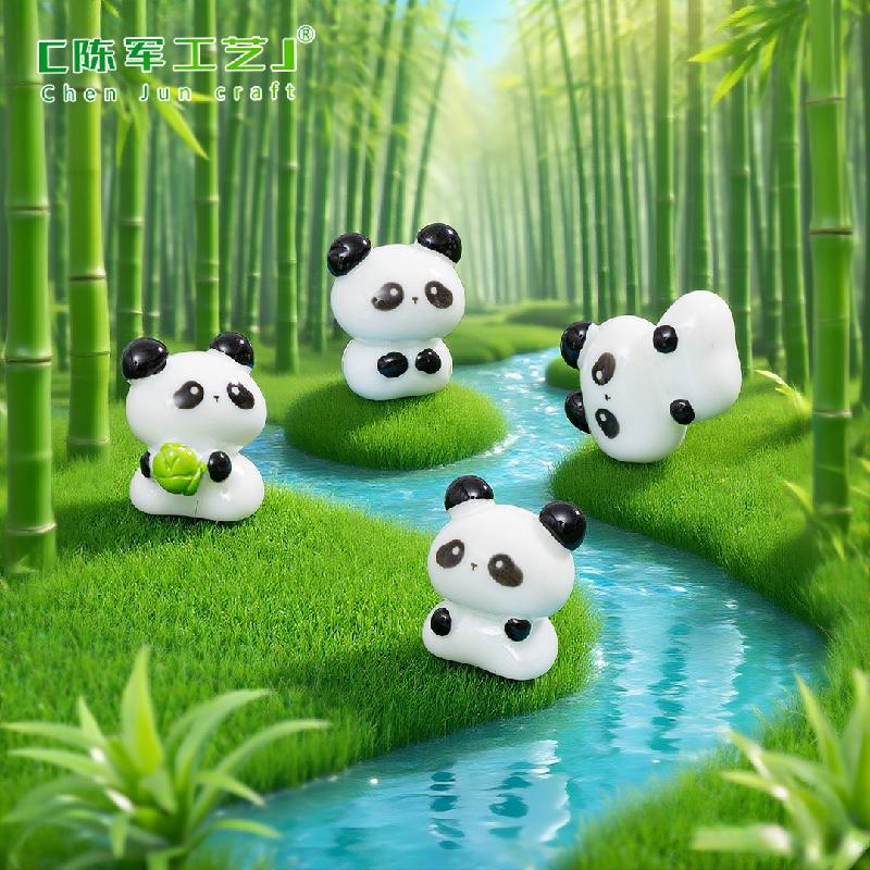 Phụ Kiện Tiểu Cảnh Gấu Trúc Đỏ Mini Trang Trí Vườn (PK-565)