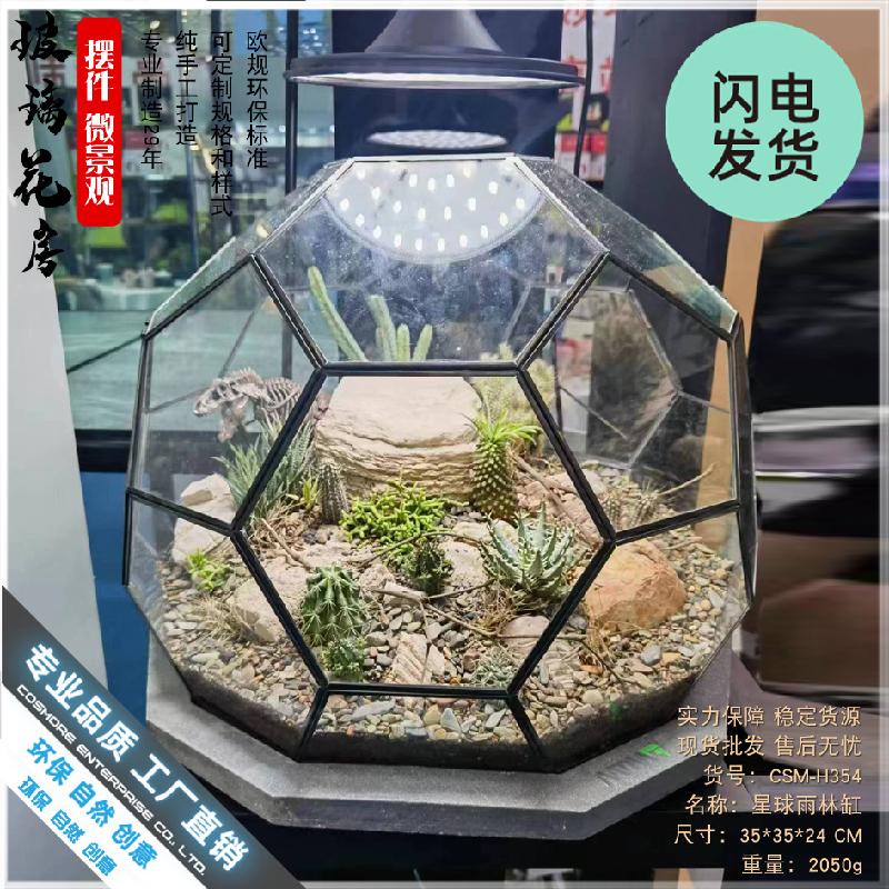Chậu Đa Giác Nhà kính hình cầu Terrarium (DG-37)