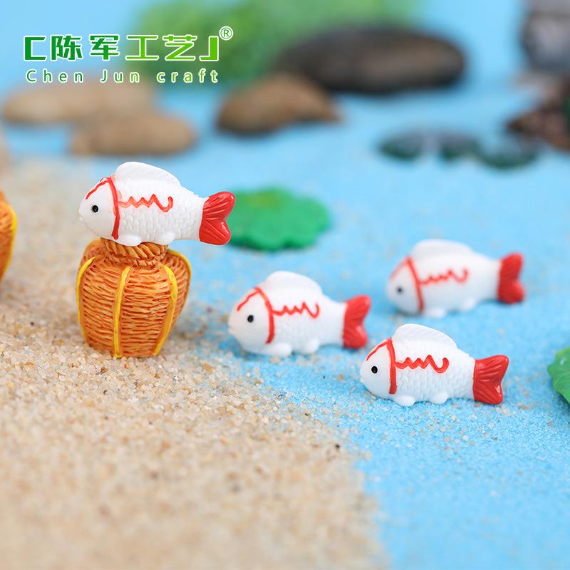 Phụ Kiện Tiểu Cảnh Tiểu cảnh giỏ cá mini quà tặng bạn bè và gia đình DIY (ZC-938)
