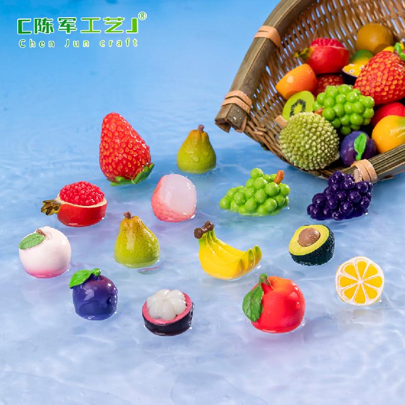 Phụ Kiện Tiểu Cảnh Tiểu cảnh trái cây giả, trang trí bánh DIY mini dễ thương (ZC-177)