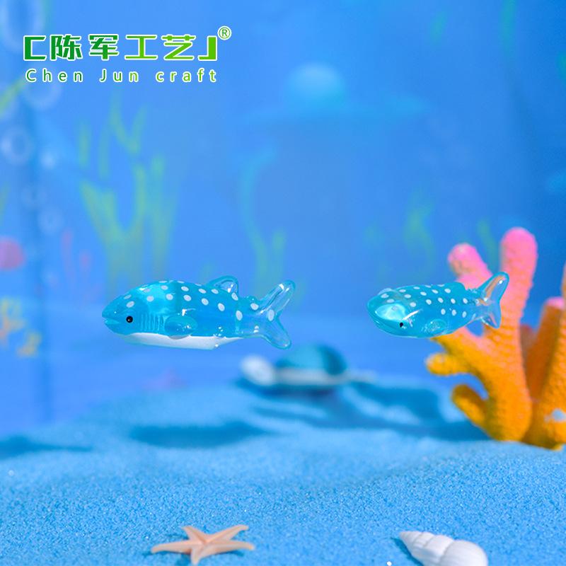 Phụ Kiện Tiểu Cảnh Tiểu cảnh cá mập đốm mini trang trí bể cá và chậu cây (ZC-1187)