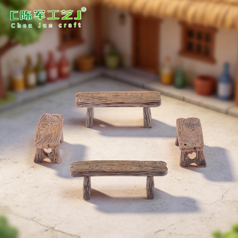 Phụ Kiện Tiểu Cảnh Tiểu cảnh ghế tim lãng mạn, phụ kiện trang trí cây cảnh DIY (ZC-580)