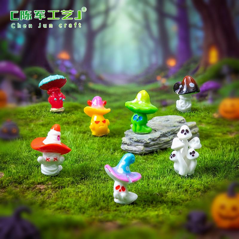 Phụ Kiện Tiểu Cảnh Nấm Độc Halloween Mini (PK-566)