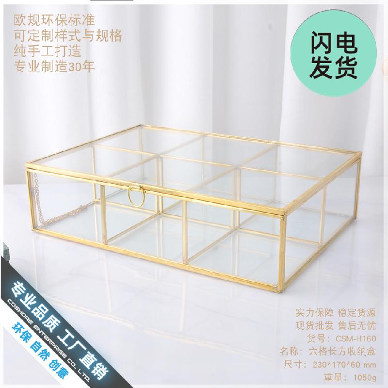 Chậu Đa Giác Hộp kính nhiều ngăn đựng trang sức (DG-85)