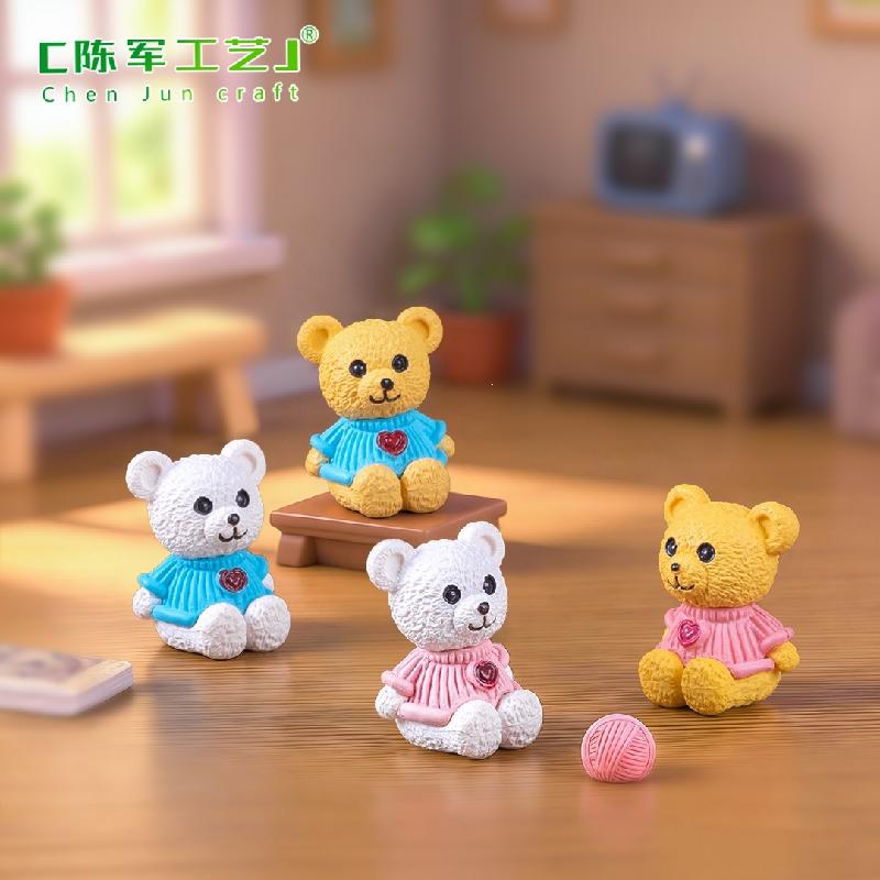 Phụ Kiện Tiểu Cảnh Gấu Teddy Mini Dễ Thương (PK-568)