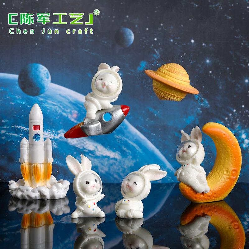 Phụ Kiện Tiểu Cảnh Thỏ không gian tiểu cảnh resin mini trang trí sáng tạo (ZC-679)