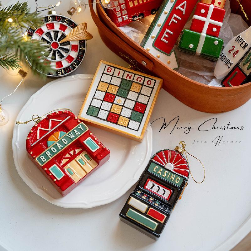 Trang Trí Noel Trang trí Noel: Quả cầu cổ điển phong cách Mỹ, cây thông