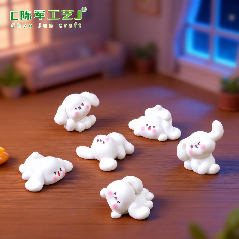 Phụ Kiện Tiểu Cảnh Tiểu cảnh chó nhỏ dễ thương, trang trí bàn làm việc mini (ZC-191)