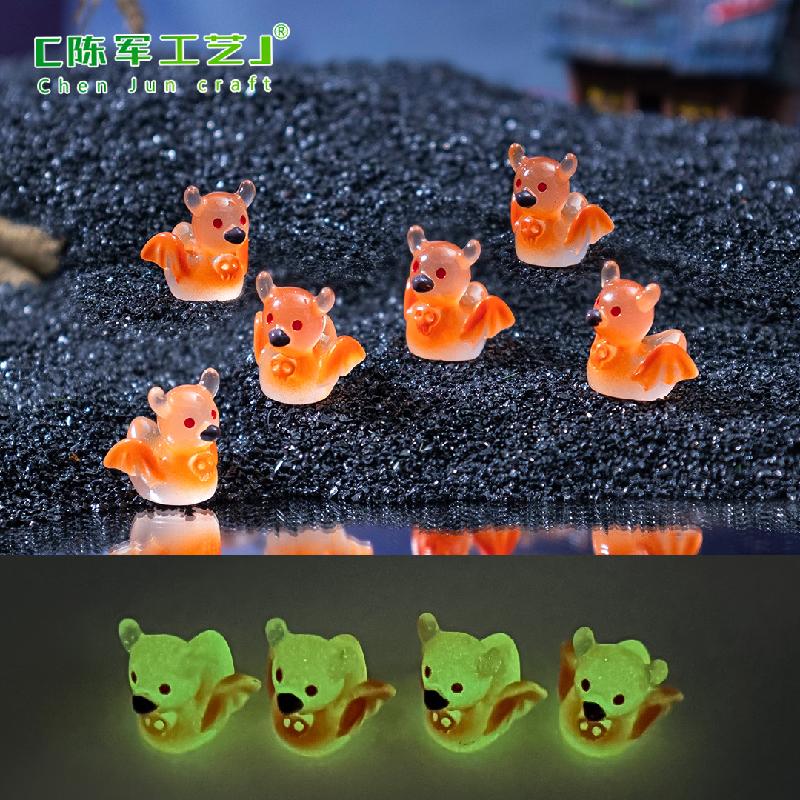 Phụ Kiện Tiểu Cảnh Vịt đầu lâu phát sáng Halloween mini tiểu cảnh (PK-691)