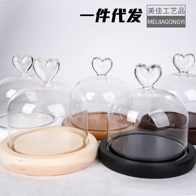 Chụp Thuỷ Tinh Chụp Thuỷ Tinh Hình Trụ Núm Trái Tim (MJA-14)