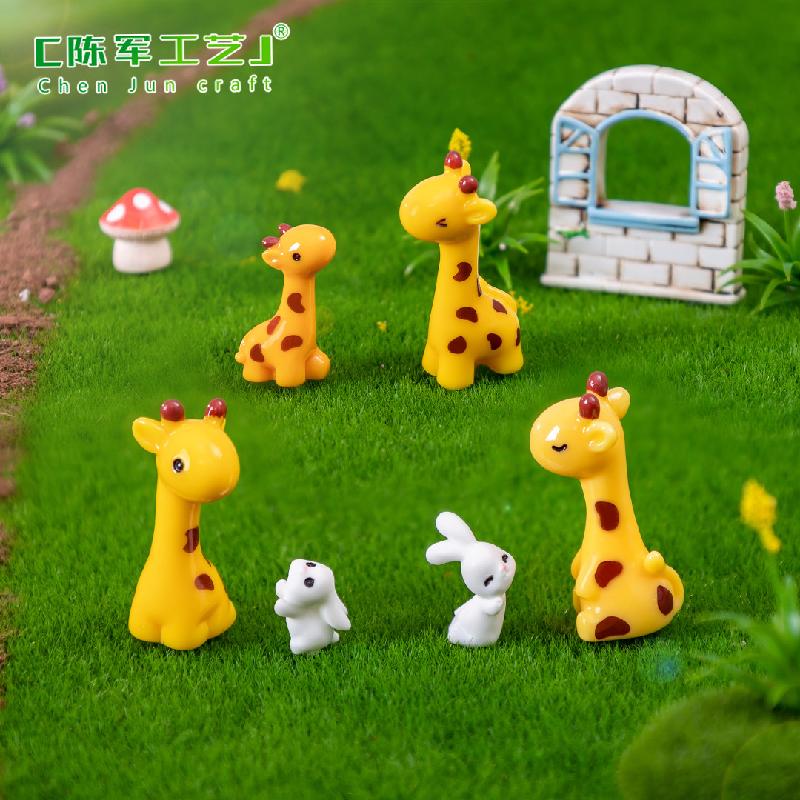 Phụ Kiện Tiểu Cảnh Tiểu cảnh hươu và thỏ, trang trí cây cảnh đa dụng mini (ZC-170)