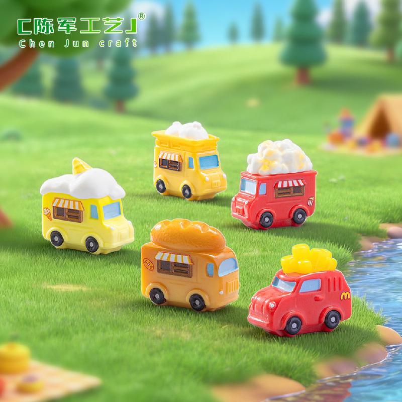 Phụ Kiện Tiểu Cảnh Xe Kem Khoai Tây Chiên Mini (PK-83)