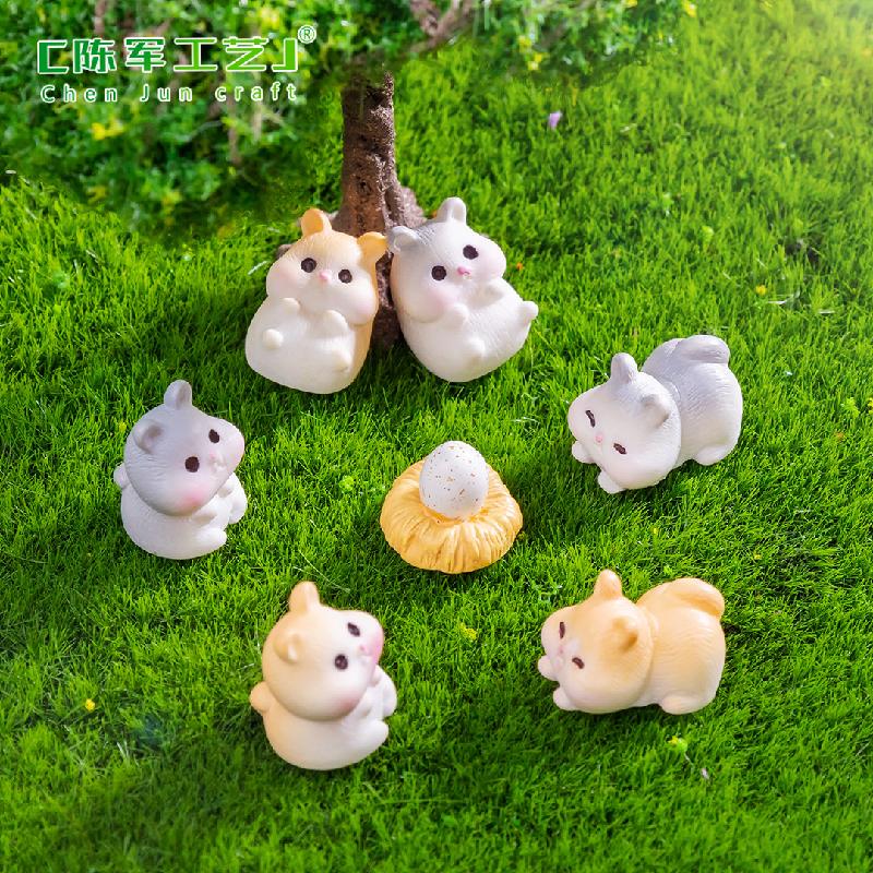 Phụ Kiện Tiểu Cảnh Tiểu cảnh động vật dễ thương, trang trí bàn làm việc (ZC-73)