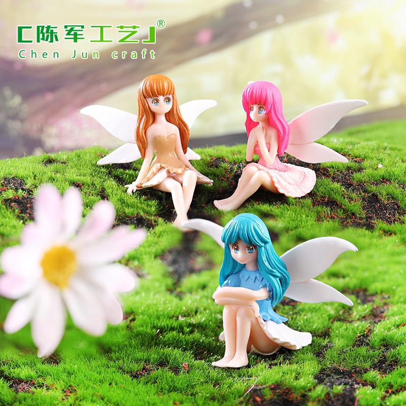 Phụ Kiện Tiểu Cảnh Tiểu cảnh tiên hoa, phụ kiện trang trí bánh và cây cảnh (ZC-388)