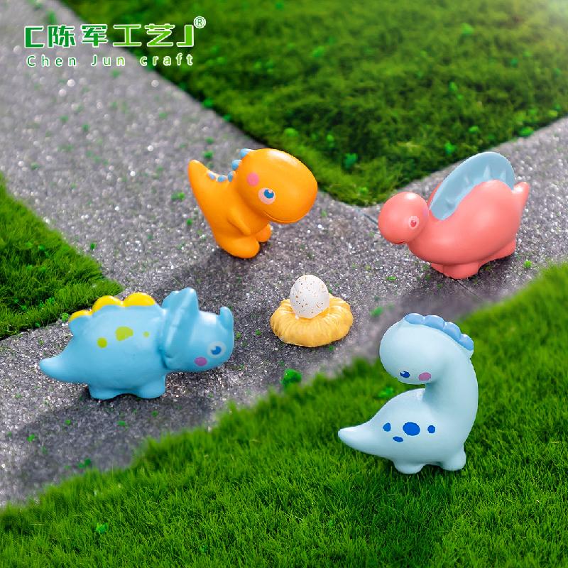 Phụ Kiện Tiểu Cảnh Khủng long mini sáu sừng dễ thương tiểu cảnh DIY (ZC-663)