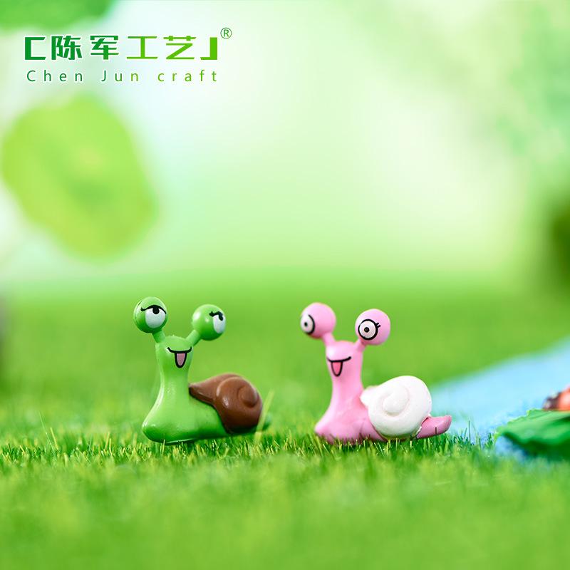 Phụ Kiện Tiểu Cảnh Tiểu cảnh ốc sên mắt to dễ thương DIY trang trí rêu (ZC-811)