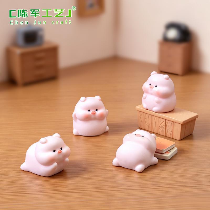 Phụ Kiện Tiểu Cảnh Heo tròn phát sáng mini (PK-1144)