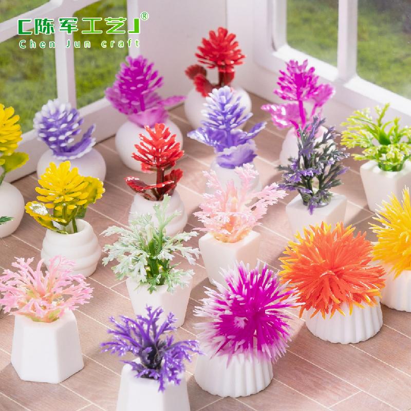 Phụ Kiện Tiểu Cảnh Tiểu cảnh chậu hoa nhỏ, phụ kiện trang trí cây cảnh DIY mini (ZC-555)