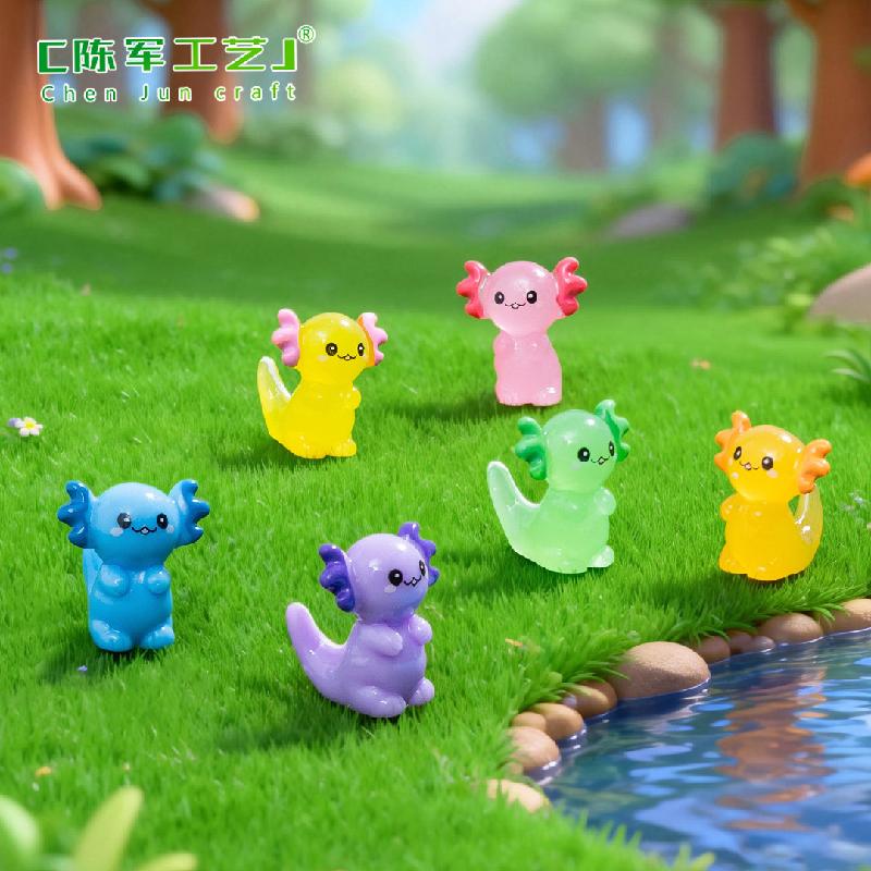 Phụ Kiện Tiểu Cảnh Kỳ Giông Axolotl Mini (PK-529)