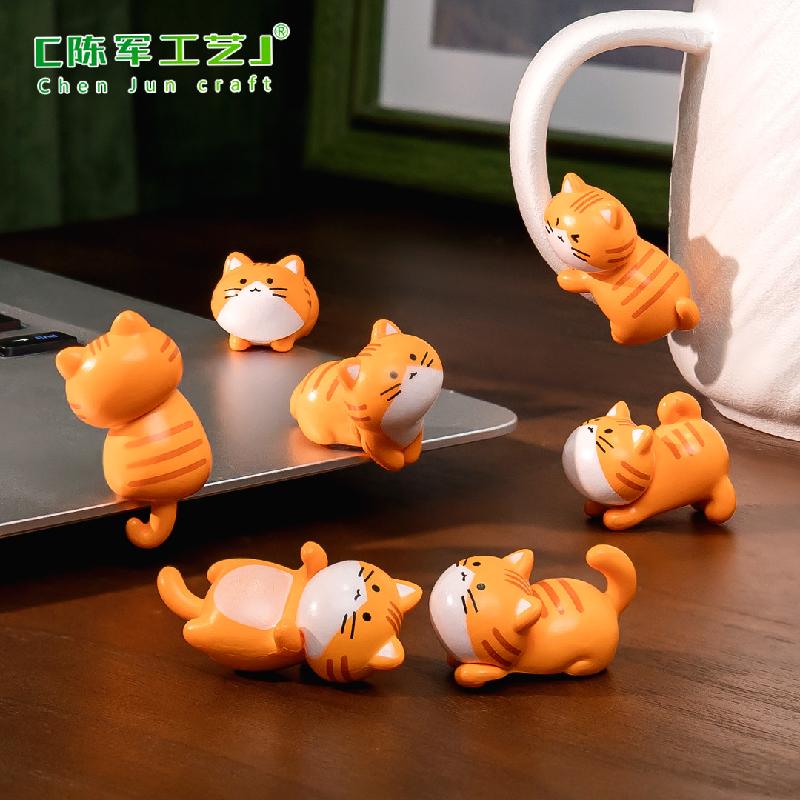 Phụ Kiện Tiểu Cảnh Tiểu cảnh mèo nhỏ, trang trí xe hơi, phụ kiện DIY dễ thương (ZC-96)