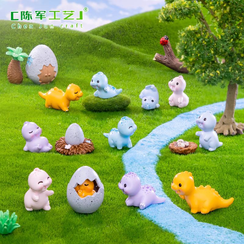 Phụ Kiện Tiểu Cảnh Tiểu cảnh khủng long dễ thương, phụ kiện trang trí DIY (ZC-393)